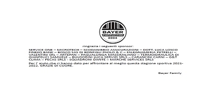 Sponsor BAYER CAPPUCCINI 2021-2022